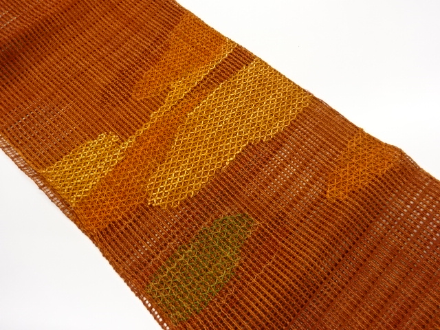 JAPANESE NAGOYA OBI FOR SUMMER / WOVEN MIST